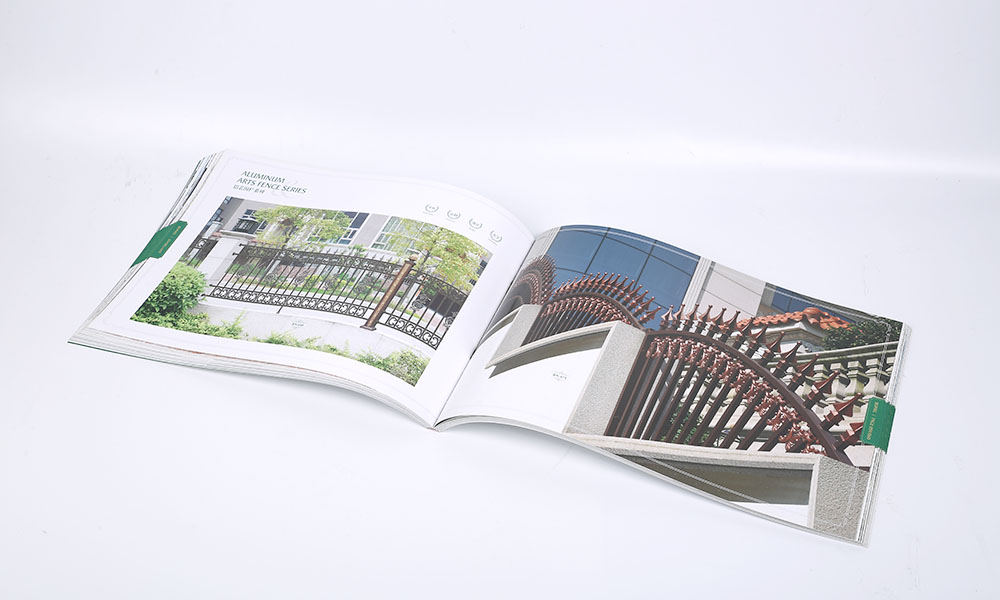 铝艺大门设计画册设计-艺术铝护栏宣传画册设计-创意铝围栏目录设计