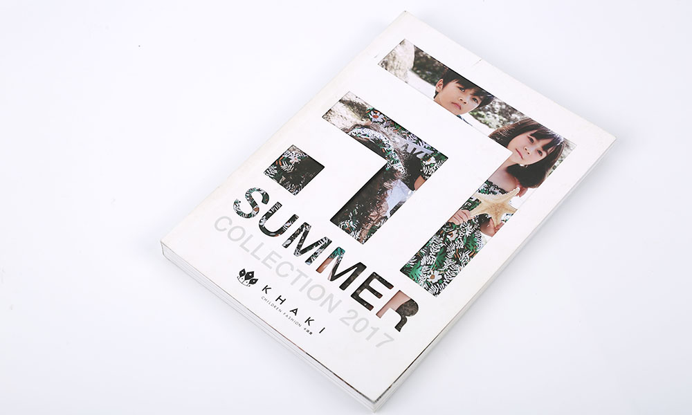 夏天服装画册设计-夏季服装画册设计-夏季儿童服装宣传册设计